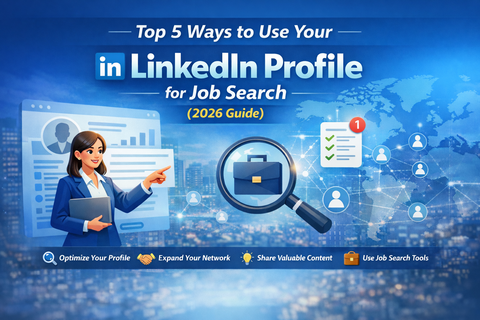 Top 5 Ways to Use LinkedIn Profile for Job Search in 2026